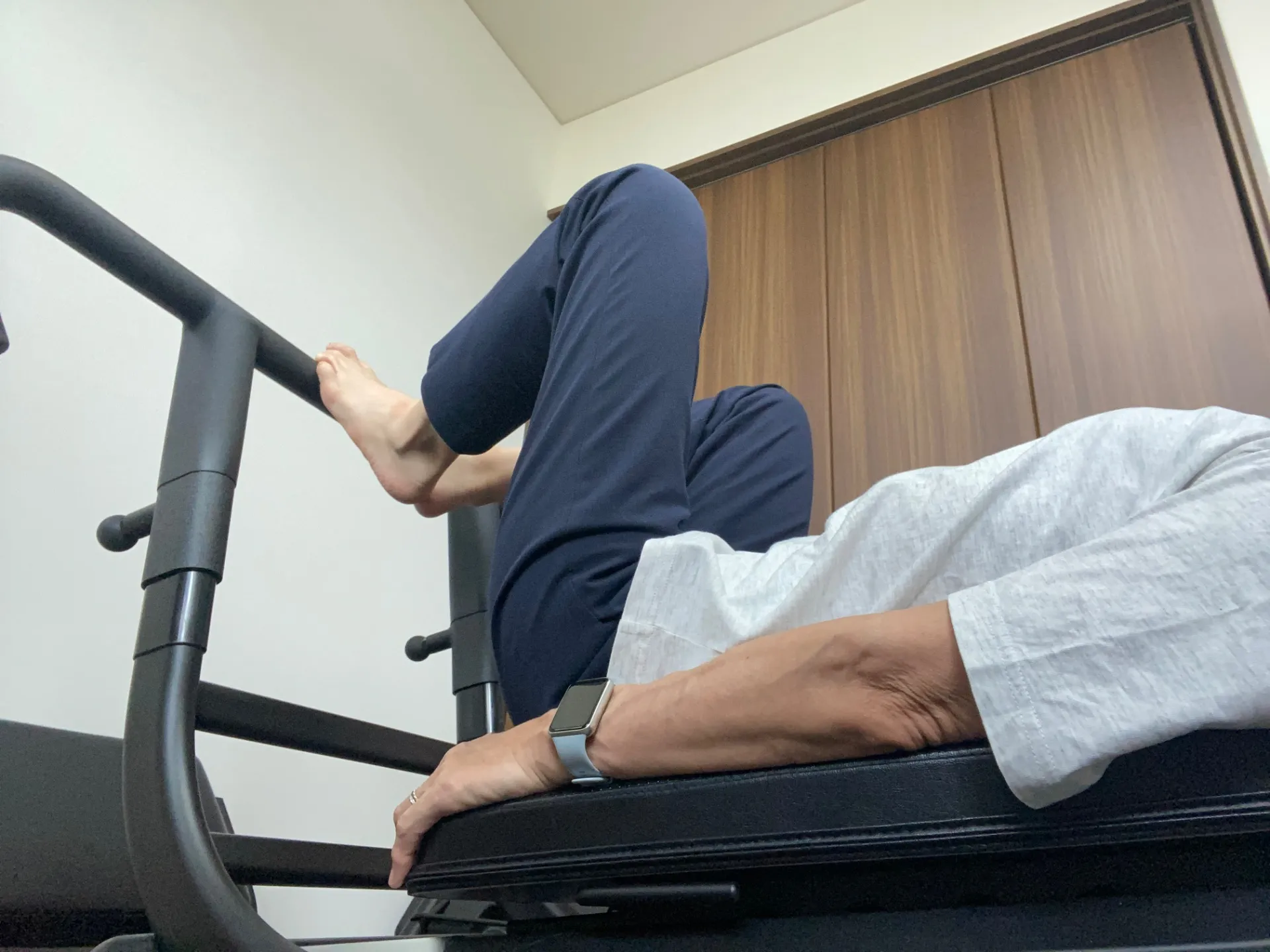 女性整体師と体幹トレーニング